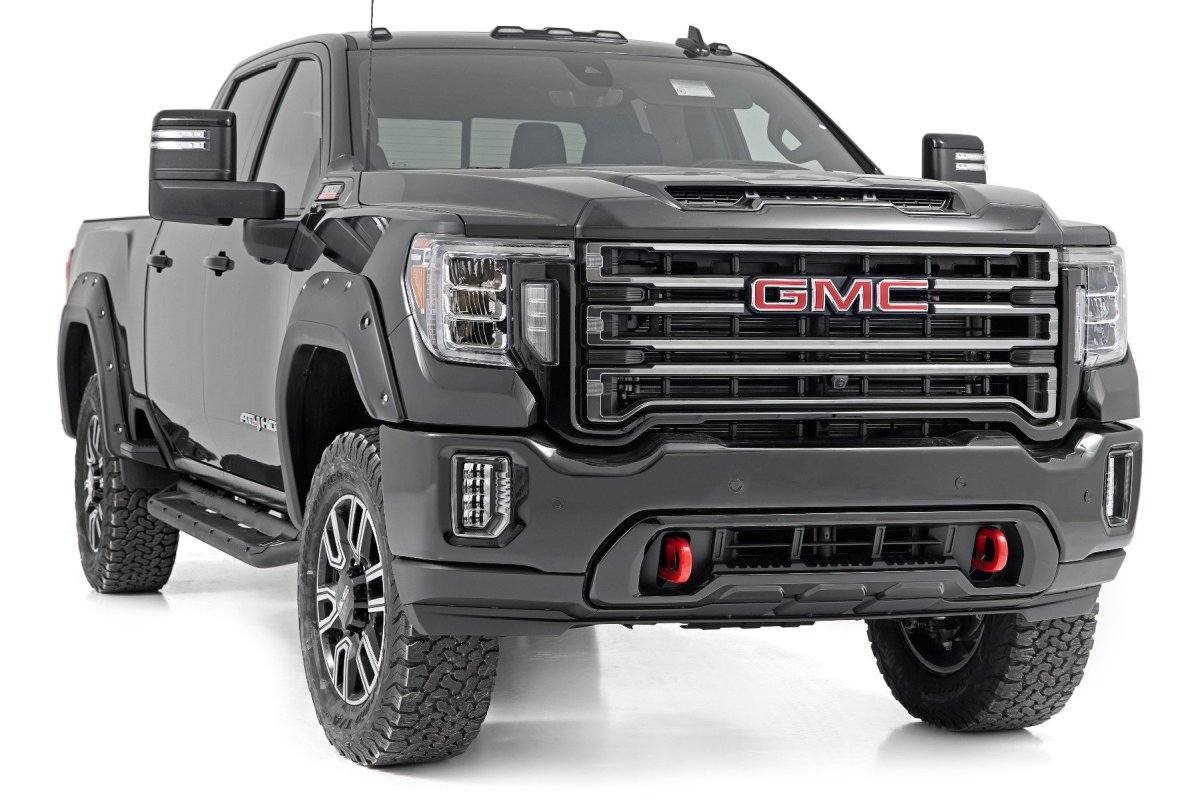 GMC Sierra 2500 HD Leveling Kit - Front - Rough Country - 1.5-2 Inch Torsion Key, Optional N3 Nitrogen-charged Shock Absorbers - '20-'24